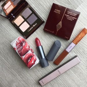 3 items: Charlotte Tilbury Uptown Girl ,Tarte & Bite beauty